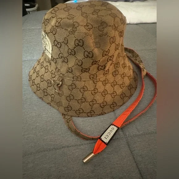 Gucci x TNF Monogram Bucket Hat - Picture 3 of 12
